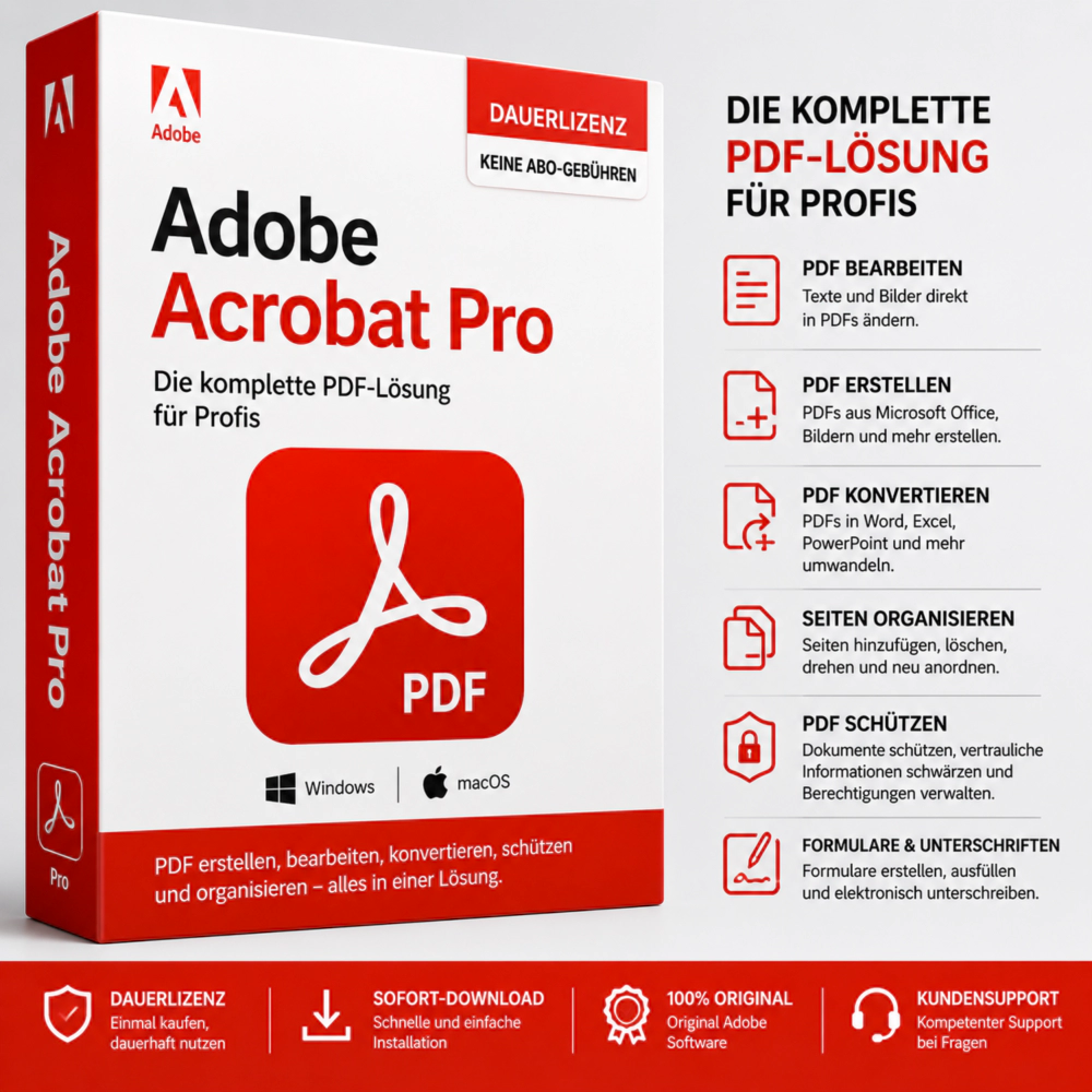 adobe acrobat pro dauerlizenz kaufen