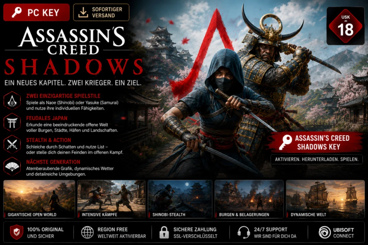 assasins creed shadows key